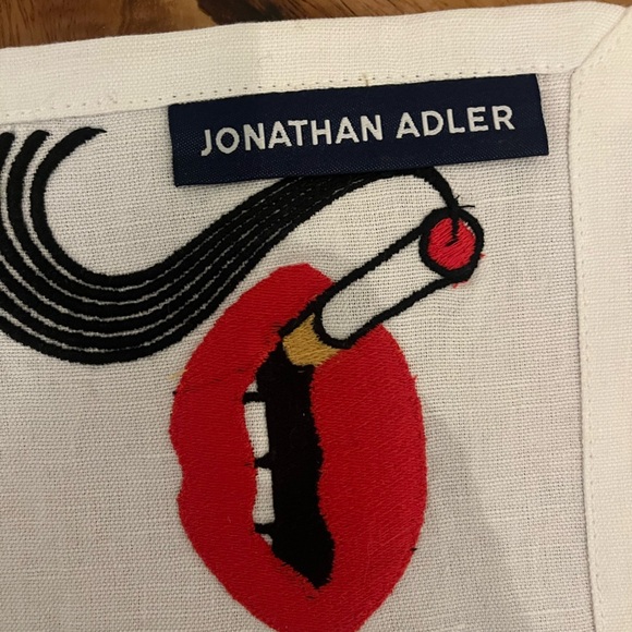Jonathan Adler Lips cocktail napkins - Picture 6 of 6